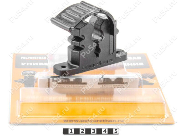 Крепление универсальное (7-10/15-20 мм), под 2 болта, поперечное Крепление универсальное (7-10/15-20 мм), под 2 болта, поперечное