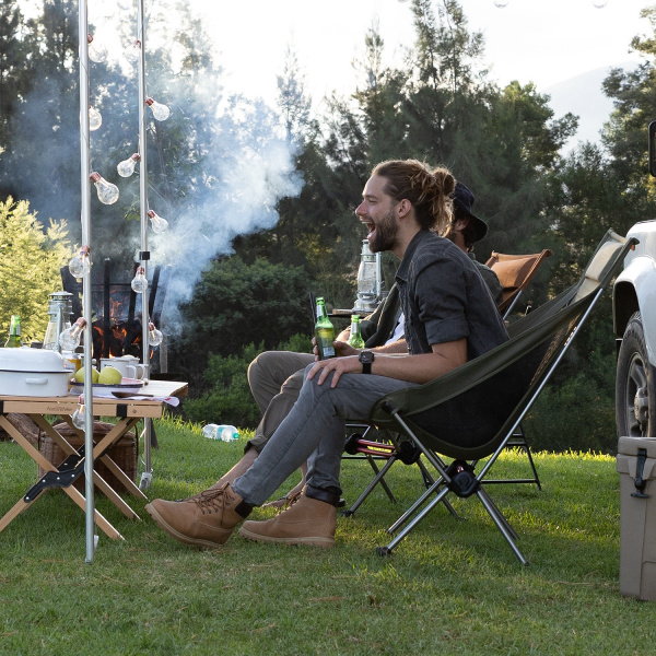 Кресло туристическое Naturehike Yamami YL02 складное, 44х46х103, до 120 кг, зеленое