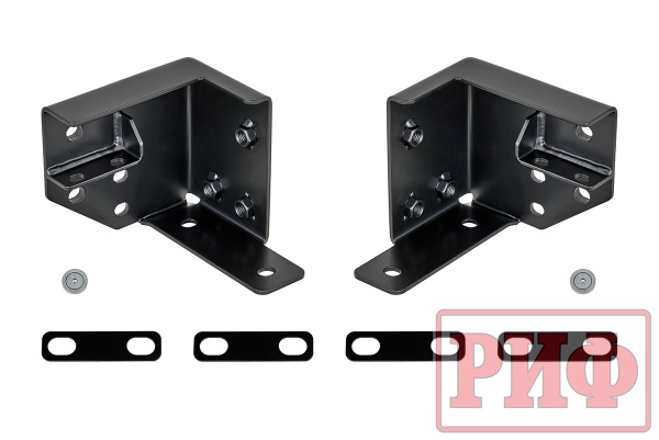 Бампер РИФ силовой задний УАЗ Хантер с фонарями, калиткой, возможностью установки фаркопа, лифт 65 мм