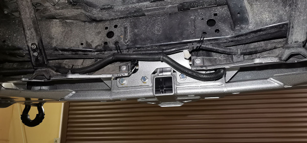 Бампер РИФ силовой задний TANK 500 c квадратом под фаркоп