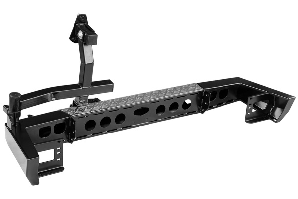 Бампер РИФ задний УАЗ Патриот 2015+ c фонарями и калиткой без фаркопа лифт Бампер РИФ задний УАЗ Патриот 2015+ c фонарями и калиткой без фаркопа лифт