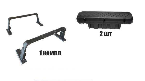 Кунг-каркас Baja Racing многофункциональный с 2-мя малыми рыбацкими ящиками L200, D-MAX, Navara