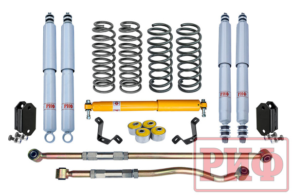 Лифт-комплект РИФ Gas для Toyota Land Cruiser 80/105 лифт 50 мм жесткий Лифт-комплект РИФ Gas для Toyota Land Cruiser 80/105 лифт 50 мм жесткий