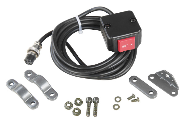 Лебёдка электрическая 12V Runva 3500A lbs 1588 кг (синтетический трос)