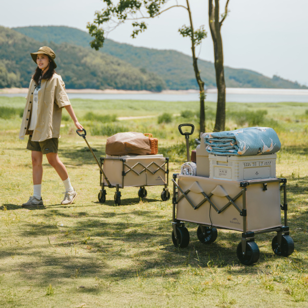 Тележка туристическая Naturehike Light 72х43х92,5 см, 50 л, серая