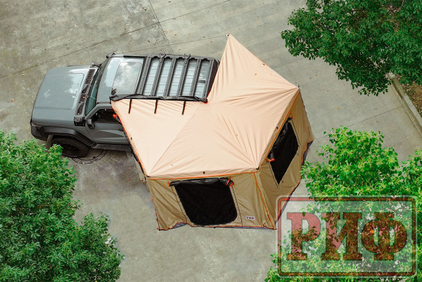 Стенки к автомобильной веерной маркизе (тамбур) РИФ 2.5х2.5 м (левые)