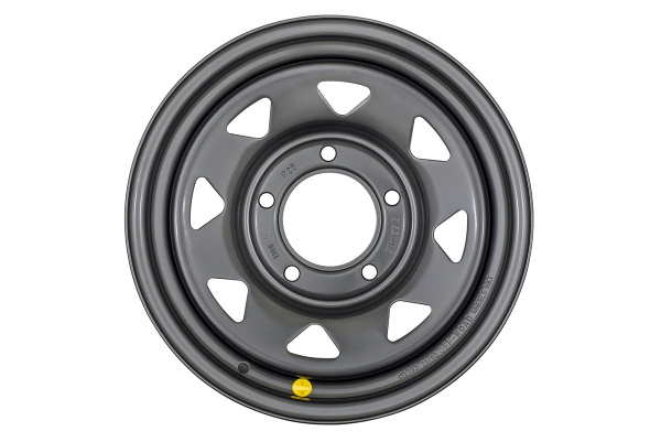 Диск усиленный для ВАЗ НИВА стальной темно-серый 5x139,7 7xR15 d98,5 ET+25 (треугольник)