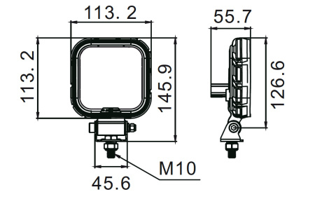 Фара водительского света РИФ 19W LED Фара водительского света РИФ 19W LED