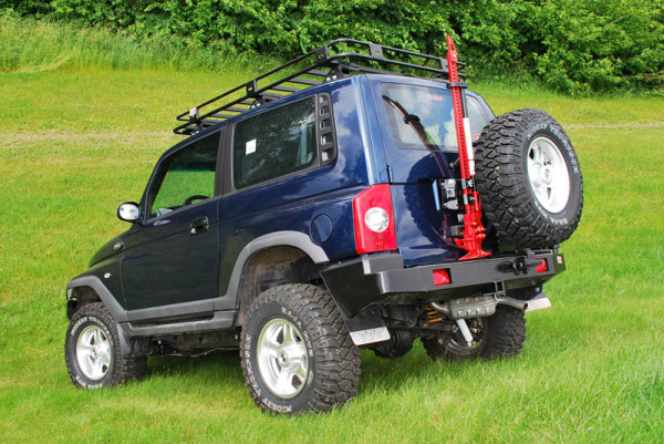 Бампер РИФ задний TAGAZ Tiger  с фаркопом и калиткой