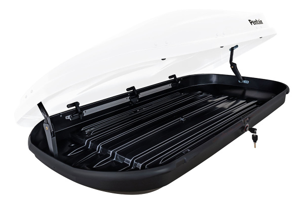 Бокс автомобильный на крышу Pentair PYTHON 400L белый глянец, двусторонний
