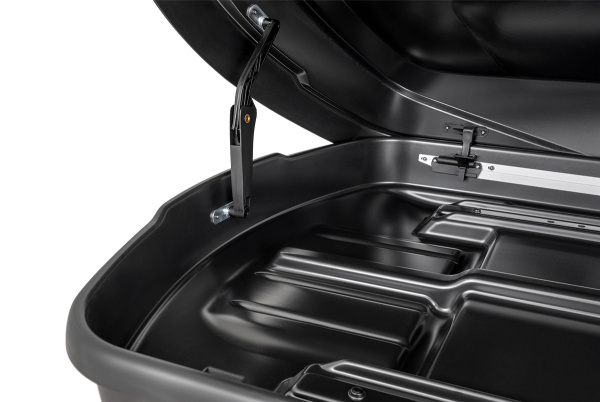 Бокс автомобильный на крышу Pentair RESORT 290 л черный глянец, двусторонний