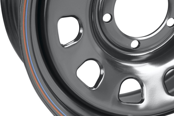 Диск усиленный для УАЗ, ГАЗ Соболь, RAM (Dodge) 1500 стальной черный 5x139,7 8xR18 d110 ET+15