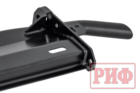 Бампер РИФ силовой задний/защита штатного бампера Lada Niva Travel с возможностью установки фаркопа