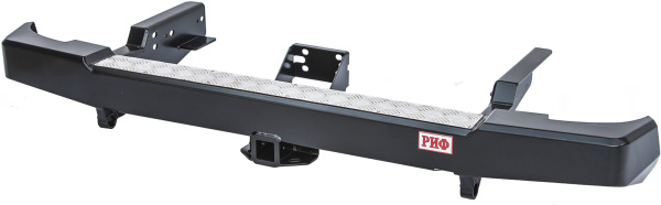 Бампер РИФ задний УАЗ Патриот Пикап 2005+ с квадратом под фаркоп стандарт Бампер РИФ задний УАЗ Патриот Пикап 2005+ с квадратом под фаркоп стандарт