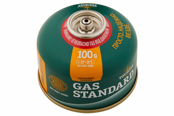 Баллон газовый STANDARD (TBR-100) TOURIST