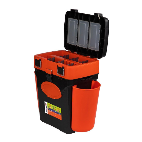 4 Ящик зимний FishBox (10л) оранжевый Helios 4 Ящик зимний FishBox (10л) оранжевый Helios