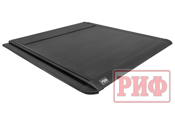 Крышка кузова РИФ для Great Wall Poer, роллета раздвижная с электроприводом 1575х1590 мм, алюминиевая, черная