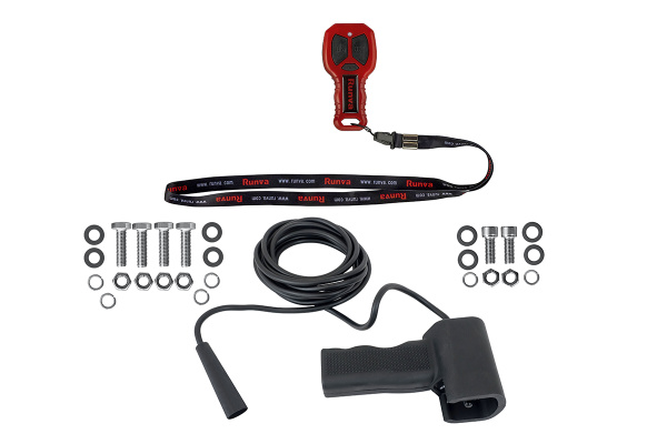 Лебёдка электрическая 24V Runva 20000 lbs синтетический трос (влагозащищенная) Лебёдка электрическая 24V Runva 20000 lbs синтетический трос (влагозащищенная)