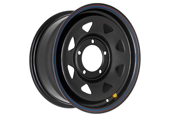 Диск усиленный УАЗ стальной черный 5x139,7 7xR16 d110 ET+35 (треуг. мелкий) Диск усиленный УАЗ стальной черный 5x139,7 7xR16 d110 ET+35 (треуг. мелкий)