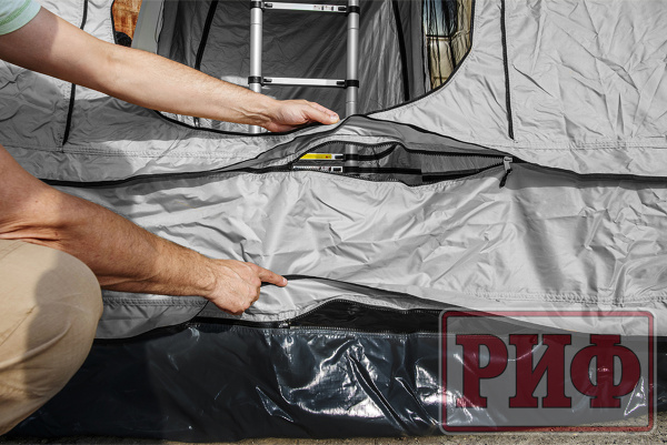 4 Тамбур к палатке РИФ Soft RT02-140 PRO, тент серый 4 Тамбур к палатке РИФ Soft RT02-140 PRO, тент серый