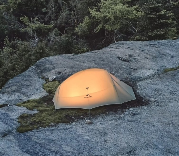 2 Палатка Naturehike Cloud Up Pro Si 2-местная, алюминиевый каркас, зеленая