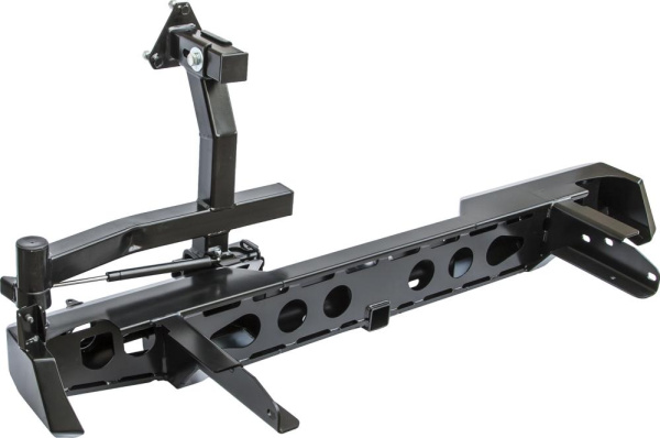 Бампер РИФ задний Nissan NP300 с фаркопом, калиткой и фонарями (короткий кузов) Бампер РИФ задний Nissan NP300 с фаркопом, калиткой и фонарями (короткий кузов)