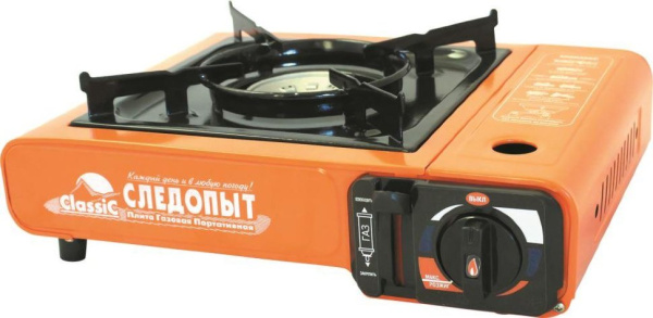 Плита газовая СЛЕДОПЫТ CLASSIC цанговый баллон Плита газовая СЛЕДОПЫТ CLASSIC цанговый баллон
