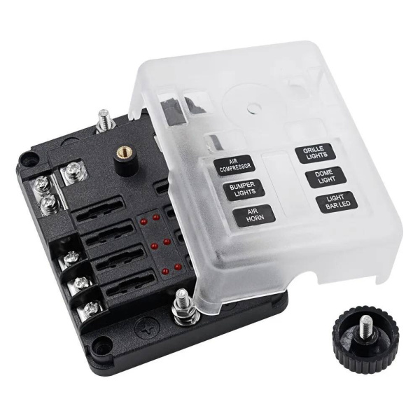 Держатель предохранителей 6 шт. Держатель предохранителей 6 шт.