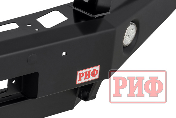Бампер РИФ силовой передний Toyota Land Cruiser 105 с доп. фарами и защитной дугой