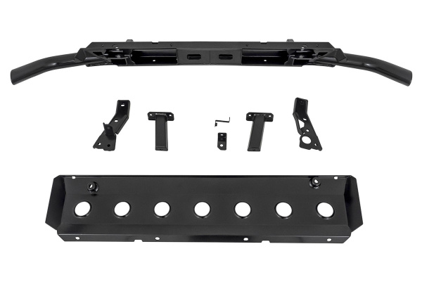 Бампер РИФ силовой передний Renault Duster 2015-2020 с защитой радиатора Бампер РИФ силовой передний Renault Duster 2015-2020 с защитой радиатора