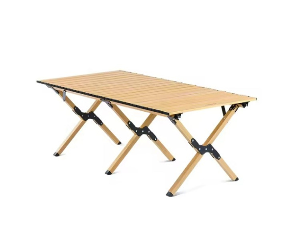 Стол туристический Naturehike Star Jane L01 складной, 117х60х44 см, с Х-образными ножками, бежевый