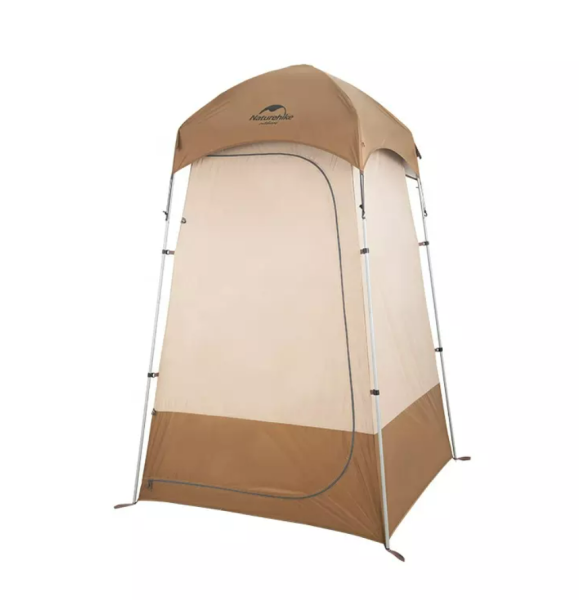 Палатка Naturehike душ-туалет, алюминиевый каркас, коричневый (уценка)
